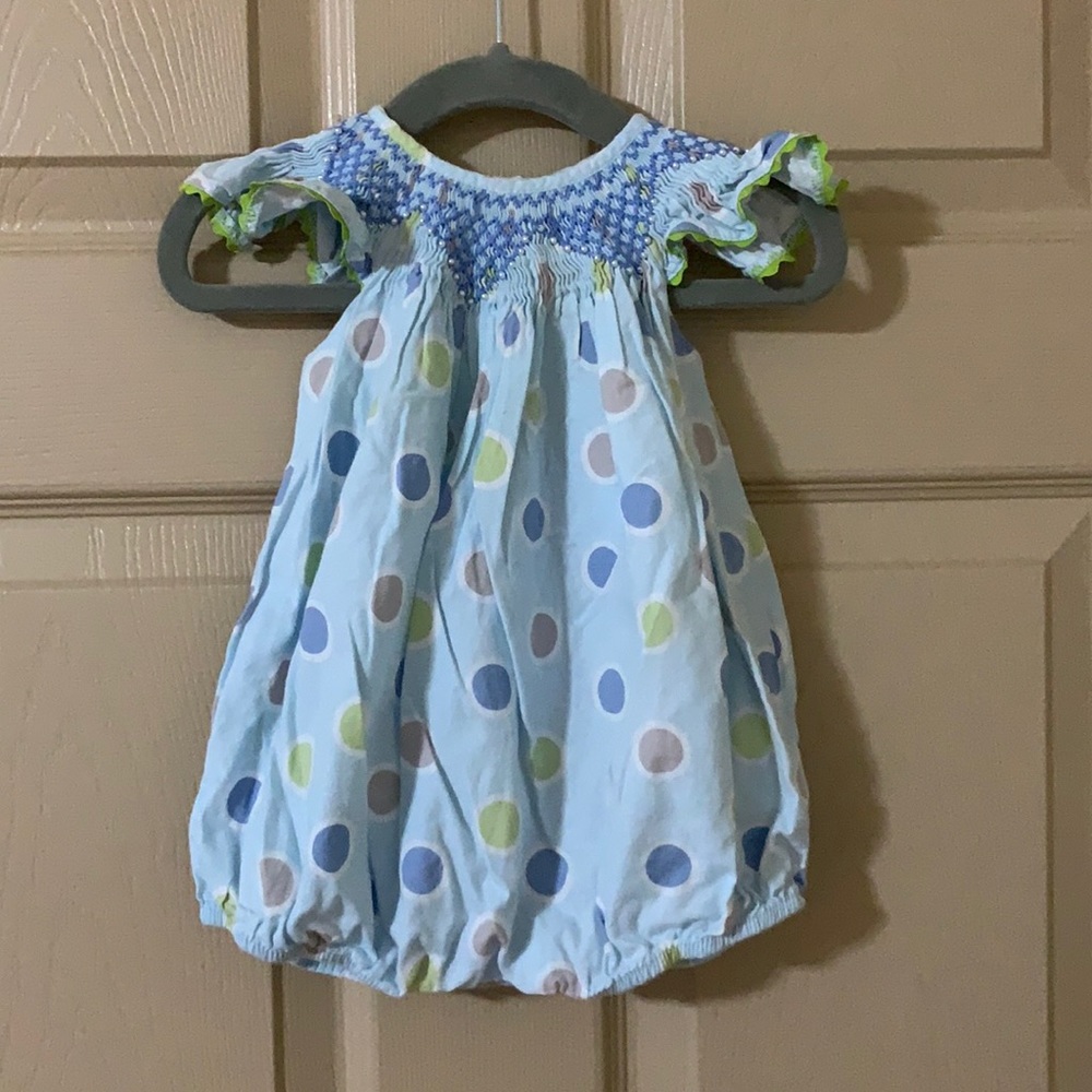 Baby blue romper size size 3 month